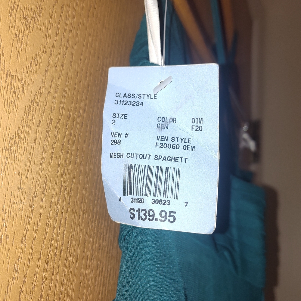 Elegant Teal Pleated Skirt - Picture 4 of 10